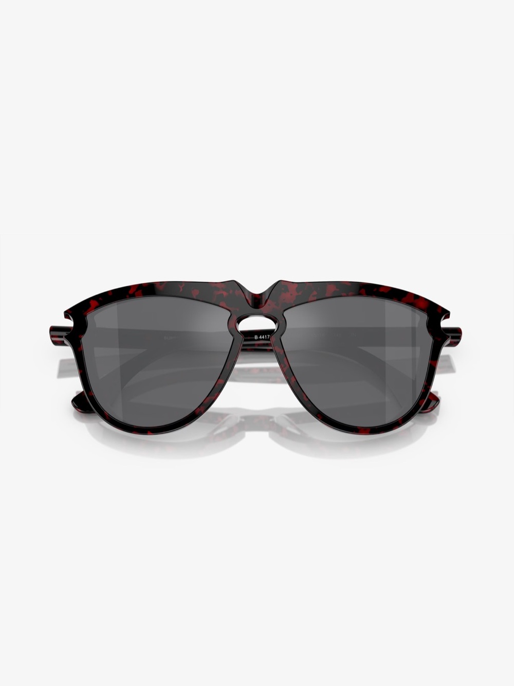 Burberry Red Havana Pilot Men’s Sunglasses  NIB Full Inclusion - Picture 5 of 7